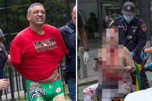 Baño de sangre en metro de Nueva York: Las FOTOS del brutal ataque a cuchillo de un hombre a su ex