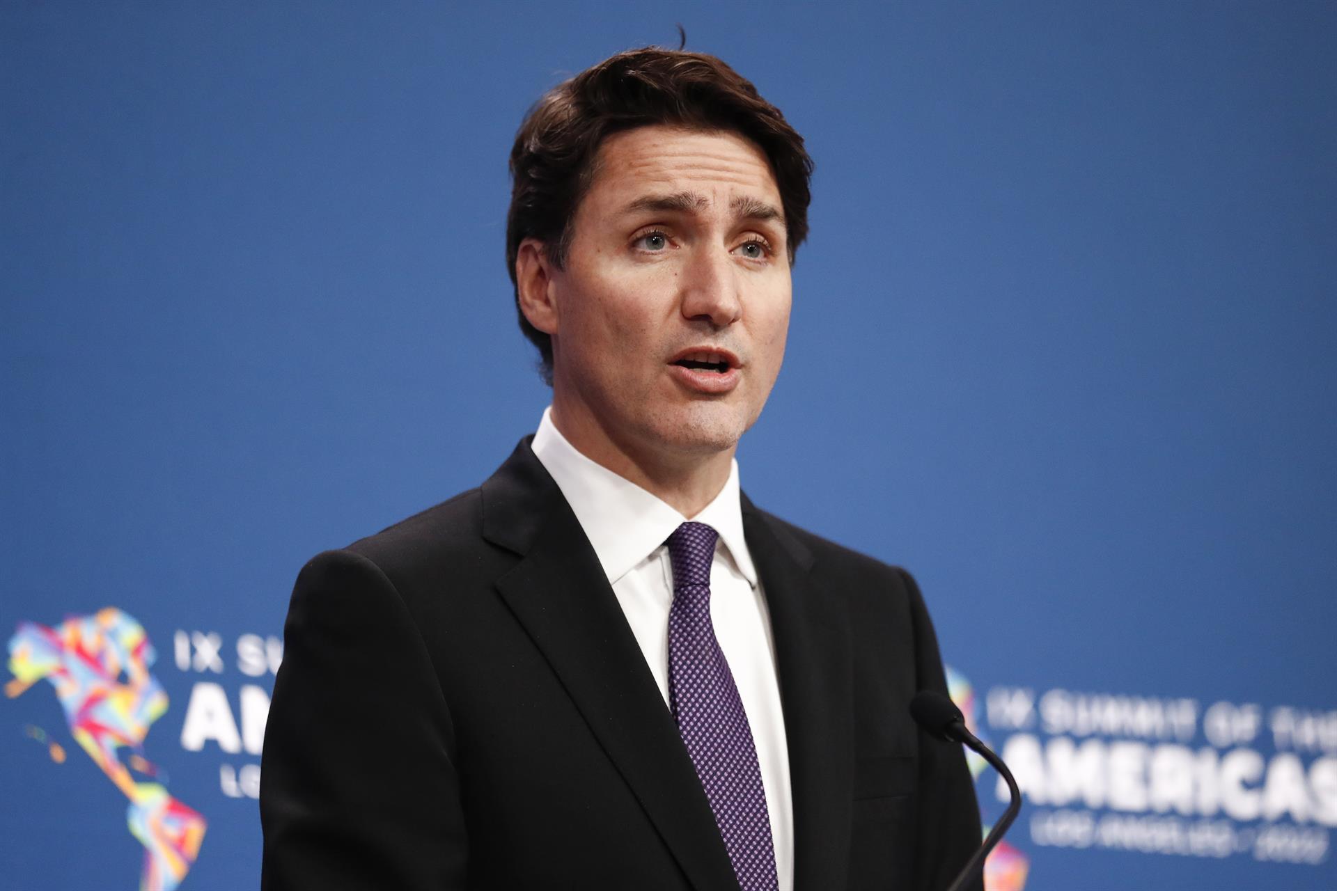 Trudeau dio positivo por coronavirus tras asistir a Cumbre de las Américas