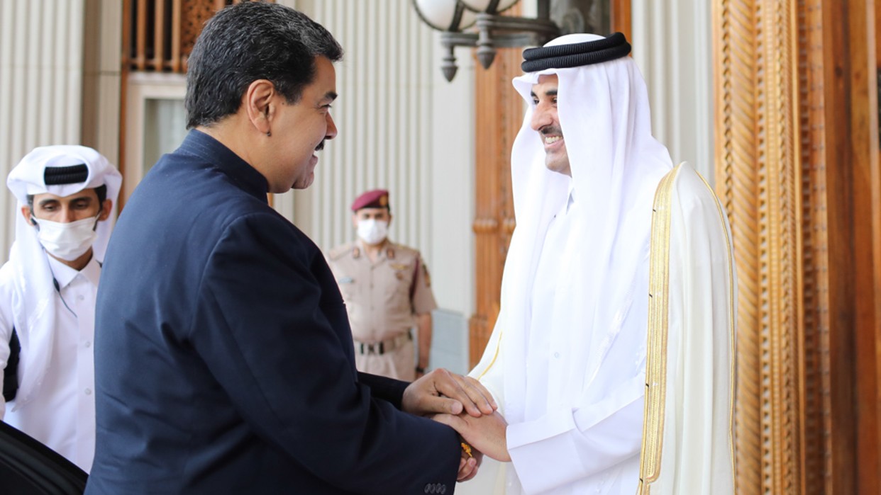 Maduro pide “cacao” al Emir de Catar… quiere una supuesta “cooperación económica”