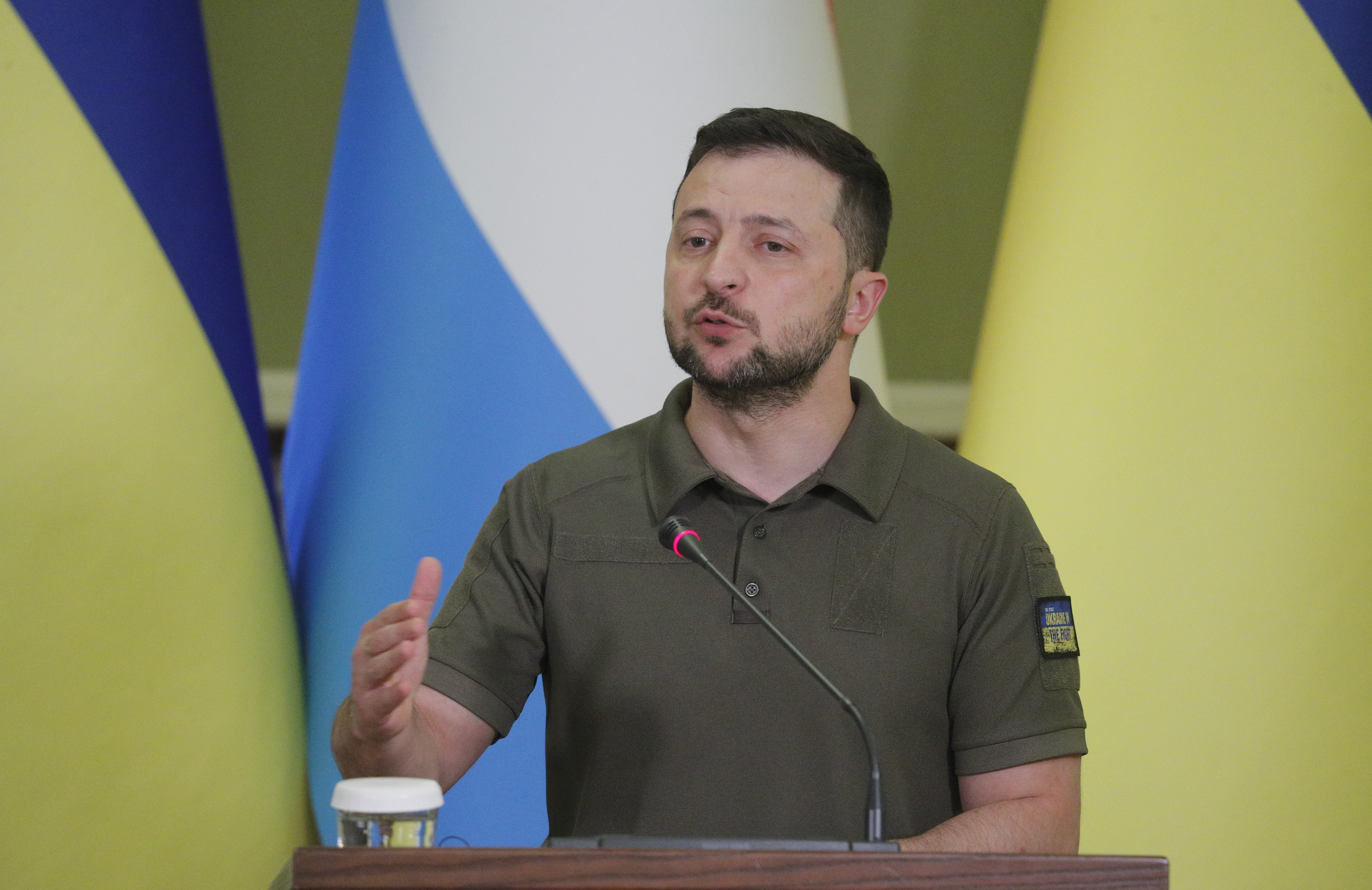 Zelenski aseguró que “si dejamos las armas, Ucrania dejará de existir”