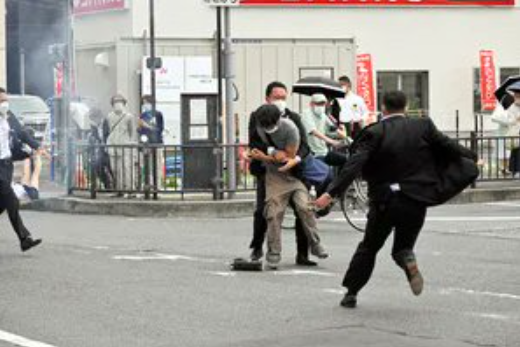 Detenido agresor que le disparó con una escopeta a Shinzo Abe