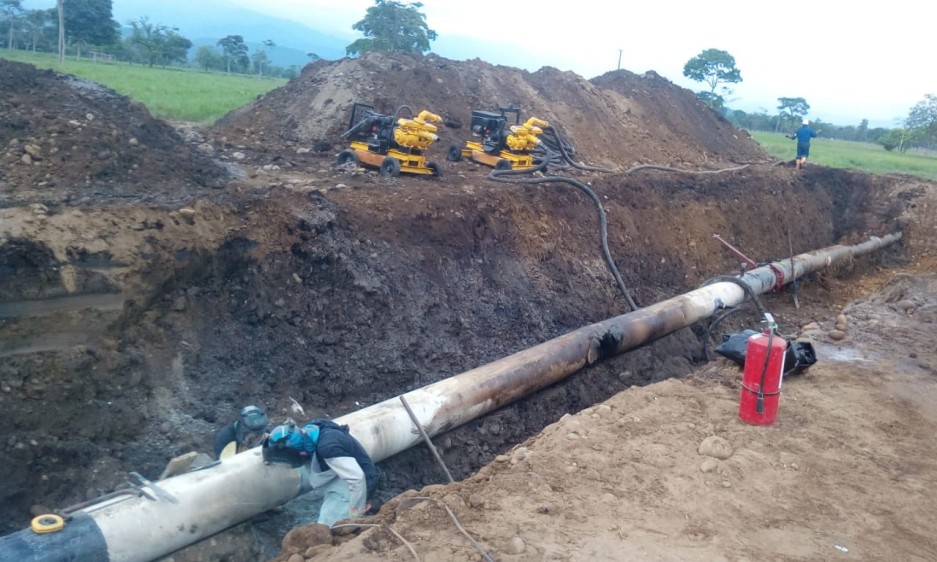 Capturaron en Colombia a once personas por robar “hidrocarburos a gran escala” de un oleoducto
