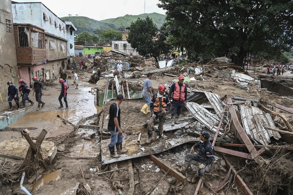 El equivalente a un mes de lluvias cayó en seis horas en Las Tejerías