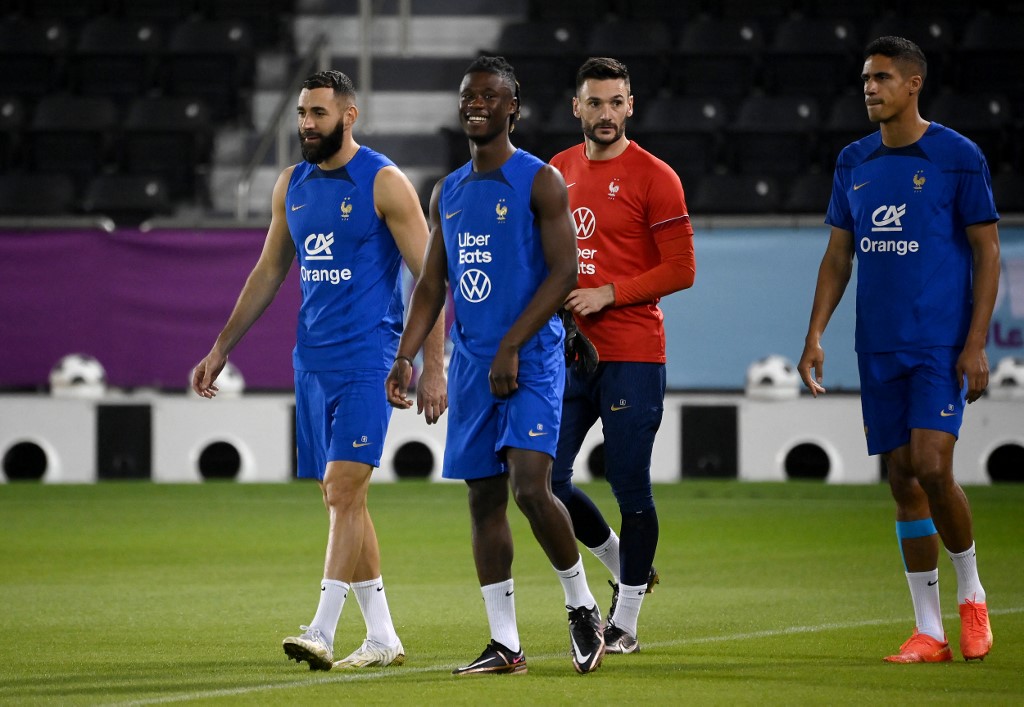 Camavinga no se entrenó a dos días del debut de Francia en Qatar