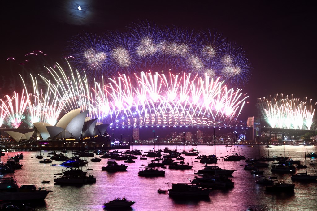 EN FOTOS Australia celebra la llegada del 2023 con un espectáculo de fuegos artificiales