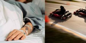 Quedó paralizada y sin cuero cabelludo mientras conducía en una pista de “go karts” en Sudáfrica