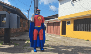 Súper Bigote no se salvó de la quema tradicional de fin de año en Táchira