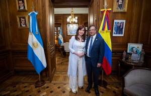 Cristina Fernández se reunió con Luis Arce y Gustavo Petro