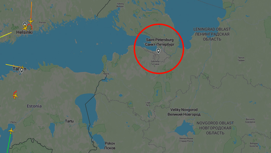 Cierran el espacio aéreo en torno a San Petersburgo por objeto no identificado