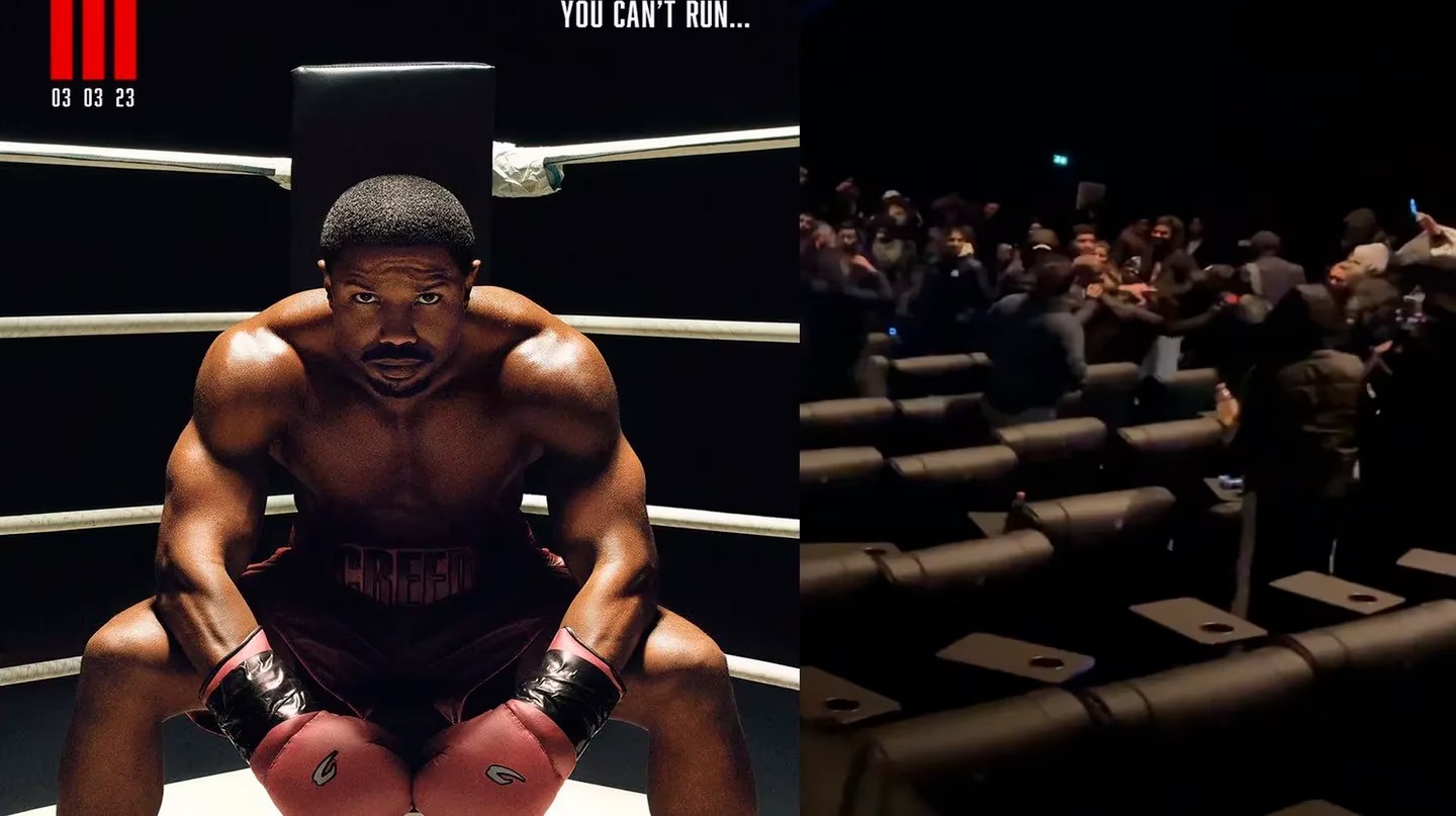 De la película a la vida real: mujeres fueron a ver “Creed 3” y se molieron a golpes en el cine (VIDEO)