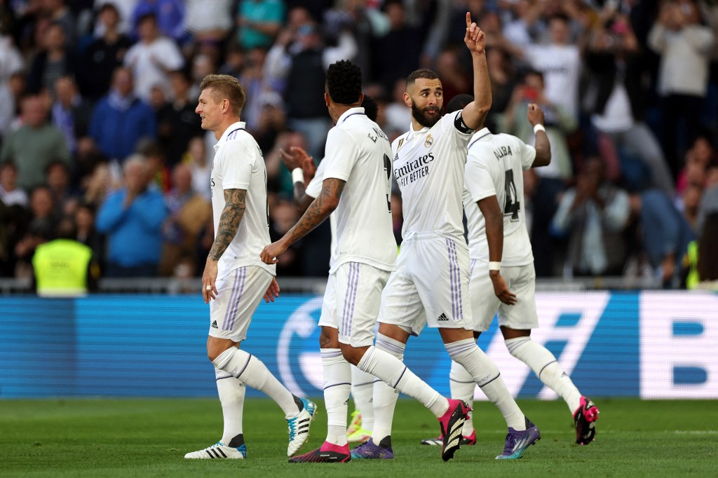 Con triplete de Benzema, Real Madrid firmó su mayor goleada de la temporada ante el Valladolid