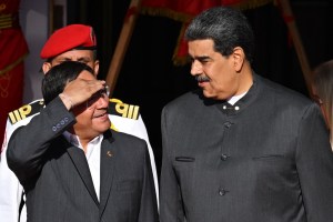Luis Arce, el último aliado del régimen chavista en visitar Miraflores (Fotos)