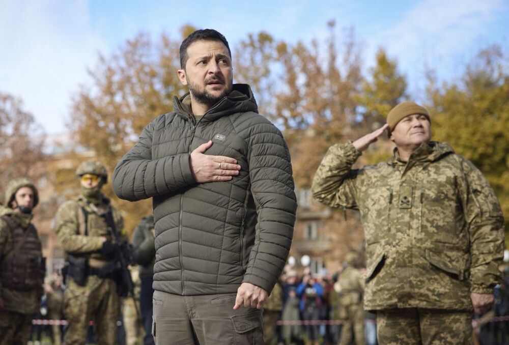 Zelenski recuerda la liberación de la región de Kiev hace un año