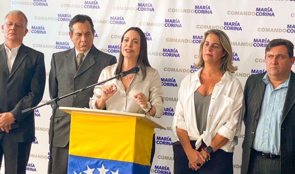 María Corina: Si Comisión de Primarias claudica y cede ante el CNE, no me estarían excluyendo a mí, sino a la gente
