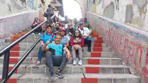 Espacios para el renacer cultural: Recuperan escaleras del sector Pueblo Nuevo de Mérida
