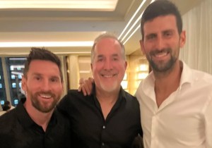 “¡Qué noche!”: la reunión entre Lionel Messi y Novak Djokovic en Nueva York