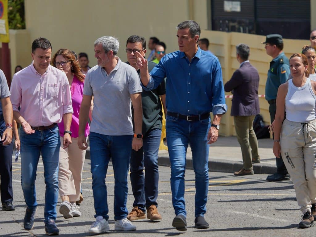 Pedro Sánchez espera que el incendio en Tenerife sea estabilizado en “los próximos días”