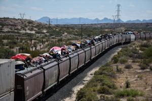 Migrante venezolana detalló por qué busca desplazarse hacia EEUU en el peligroso tren “La Bestia” (VIDEO)