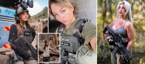 La “chica de la fantasía israelí” que se dirige al frente para “destruir” a Hamás
