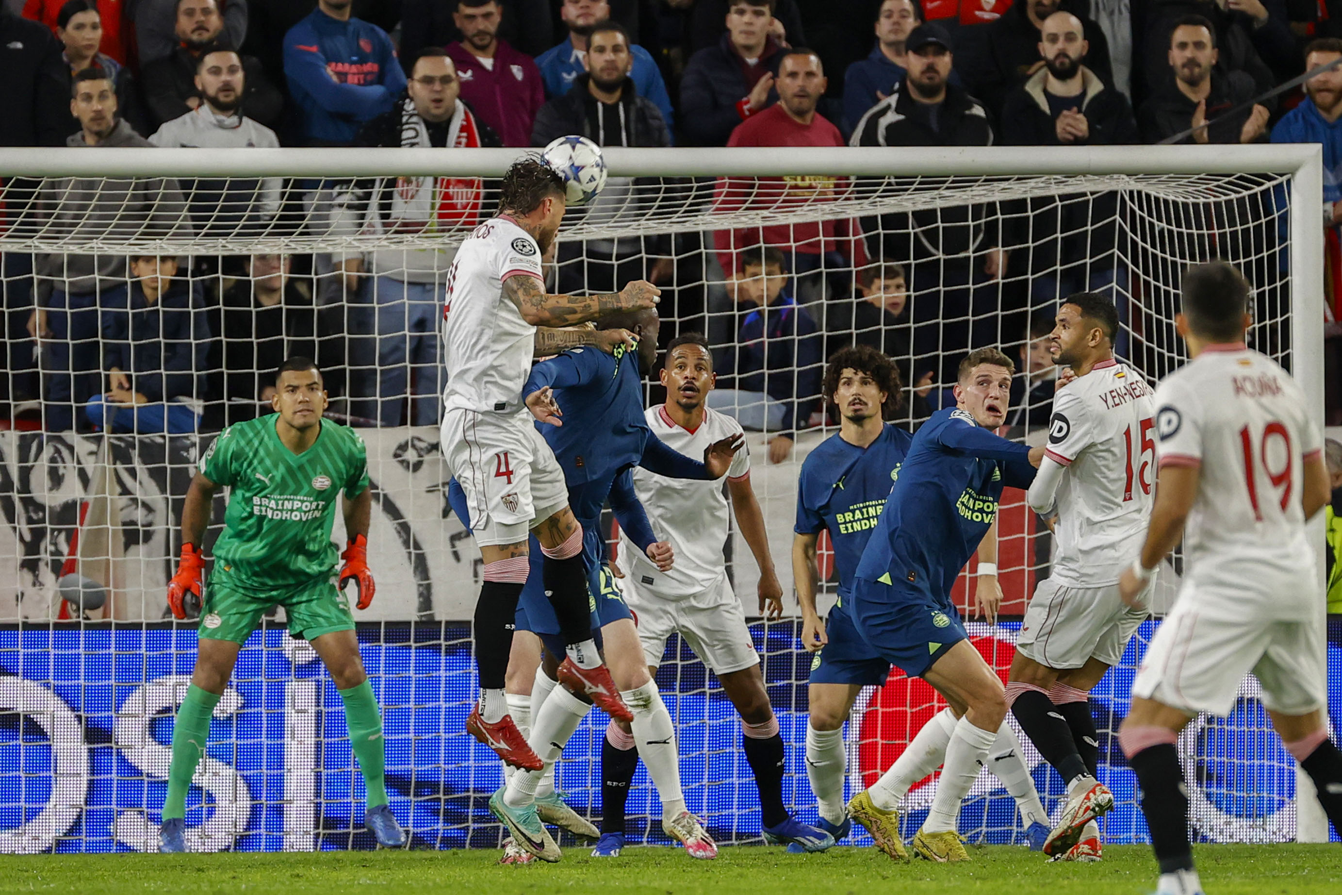 Sergio Ramos marcó el gol número diez mil en la Champions League
