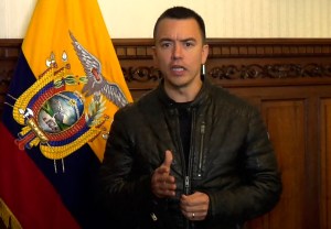 Presidente Noboa propone subir el IVA en medio del conflicto armado en Ecuador