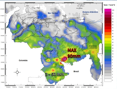 Onda tropical 8 se desplaza desde el centro al occidente de Venezuela este #14Jun