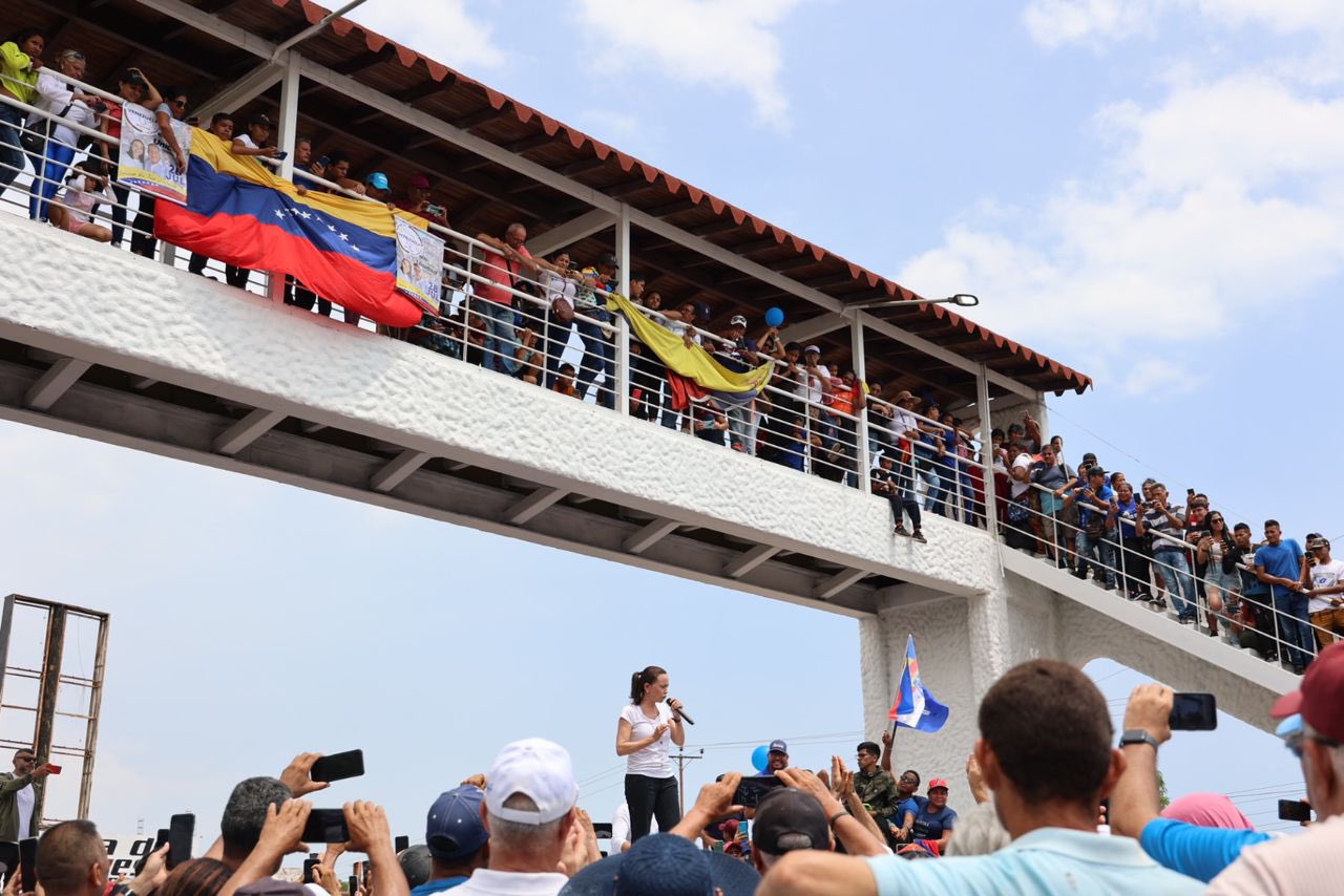 María Corina Machado desde Anzoátegui: Nunca más volverá el socialismo a Venezuela